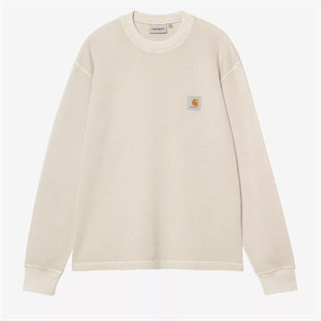 Carhartt WIP Vista Waffle T-shirt l/s Fleur De Sel Garment Dyed